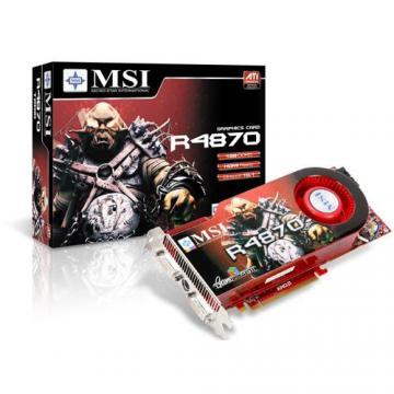Placa video MSI Ati Radeon HD 4870 1GB , 256 bit - Pret | Preturi Placa video MSI Ati Radeon HD 4870 1GB , 256 bit