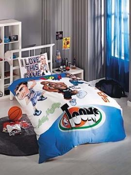 Lenjerie de pat pentru copii Tac NBA toons - Pret | Preturi Lenjerie de pat pentru copii Tac NBA toons