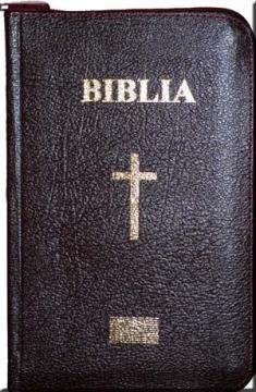 Biblia format mare - coperta din piele si fermoar - Pret | Preturi Biblia format mare - coperta din piele si fermoar