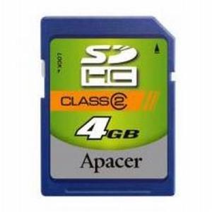 Card memorie Apacer SDHC Class 2 4GB - Pret | Preturi Card memorie Apacer SDHC Class 2 4GB