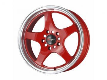 Drag Wheels DR24 Red Machined Lip Janta - Pret | Preturi Drag Wheels DR24 Red Machined Lip Janta