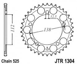 JTR1304 - pinion JT Sprocket 525 - 42 dinti - Pret | Preturi JTR1304 - pinion JT Sprocket 525 - 42 dinti