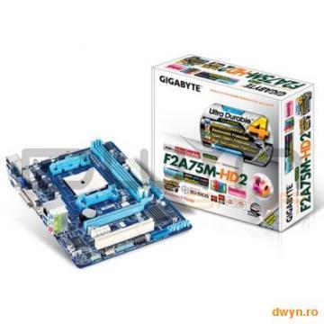 MB Gigabyte AMD A75, socket FM2, 4x DDR3 (max 64 GB), 1x PCIe X16 + 1x PCIe X1 + 1x PCI, 4x SATA3 (R - Pret | Preturi MB Gigabyte AMD A75, socket FM2, 4x DDR3 (max 64 GB), 1x PCIe X16 + 1x PCIe X1 + 1x PCI, 4x SATA3 (R