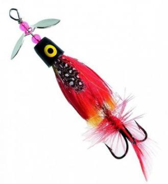 Lingurita rotativa Jenzi Trout Dope Spin &amp; Fly rosu 15 g - Pret | Preturi Lingurita rotativa Jenzi Trout Dope Spin &amp; Fly rosu 15 g