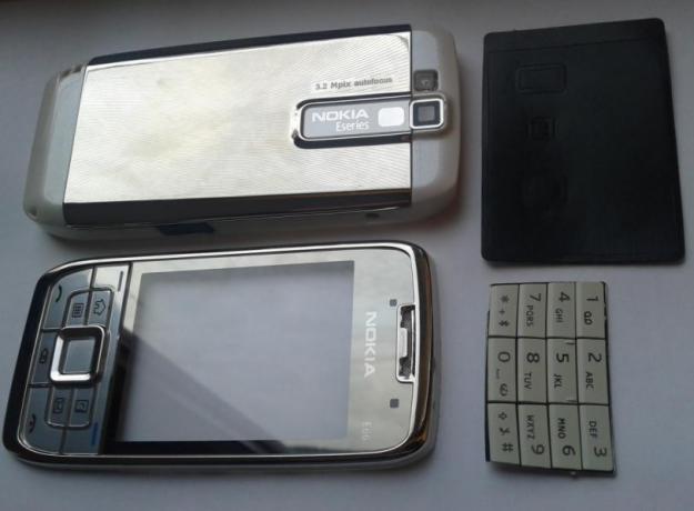 Carcasa Nokia E66 White ( Alba ) ORIGINALA COMPLETA - Pret | Preturi Carcasa Nokia E66 White ( Alba ) ORIGINALA COMPLETA