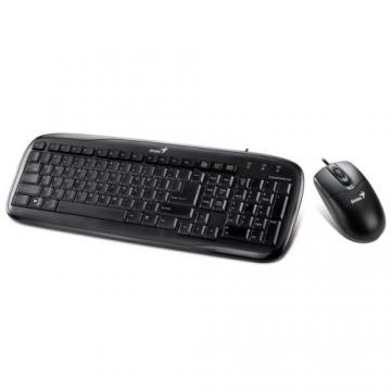 Kit Tastatura&amp;amp;Mouse Genius KB C110 Black, PS2 - Pret | Preturi Kit Tastatura&amp;amp;Mouse Genius KB C110 Black, PS2