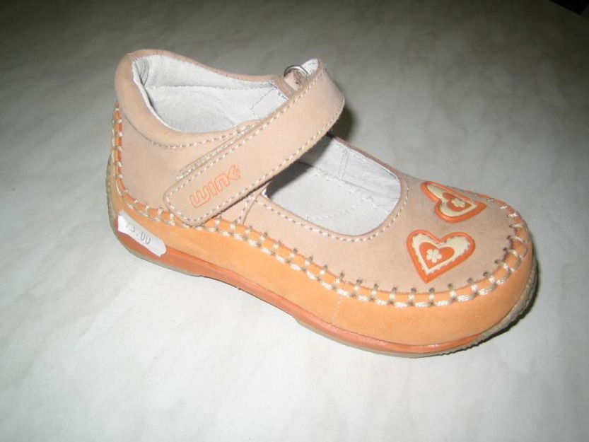 Pantofi copii WINK;cod SL474-2(portocaliu cu bej);marime:22-27;piele,interior piele;talpa - Pret | Preturi Pantofi copii WINK;cod SL474-2(portocaliu cu bej);marime:22-27;piele,interior piele;talpa