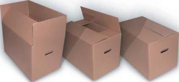 Cutie din carton cu manere, 550 x 320 x 350 mm, 10 bucati/set - Pret | Preturi Cutie din carton cu manere, 550 x 320 x 350 mm, 10 bucati/set