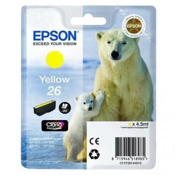 CARTUS CERNEALA EPSON YELLOW XP-6/7/8 SERIE, T26144010 - Pret | Preturi CARTUS CERNEALA EPSON YELLOW XP-6/7/8 SERIE, T26144010