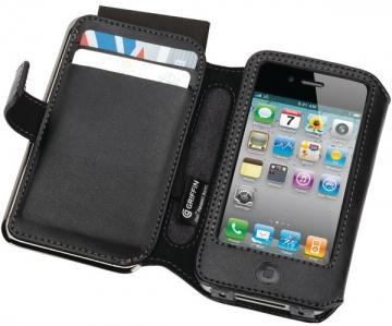 Husa Elan Passport Wallet pentru iPhone 4G, piele perforata, negru, GRIFFIN (GB01714) - Pret | Preturi Husa Elan Passport Wallet pentru iPhone 4G, piele perforata, negru, GRIFFIN (GB01714)