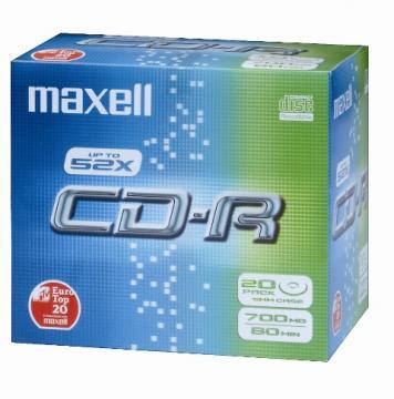 MAXELL CD-R 52x 700MB slimcase - Pret | Preturi MAXELL CD-R 52x 700MB slimcase