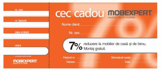 Voucher cu 7% reducere la mobilier. - Pret | Preturi Voucher cu 7% reducere la mobilier.