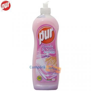 Detergent lichid vase Pur Hands&amp;Nails 1 L - Pret | Preturi Detergent lichid vase Pur Hands&amp;Nails 1 L