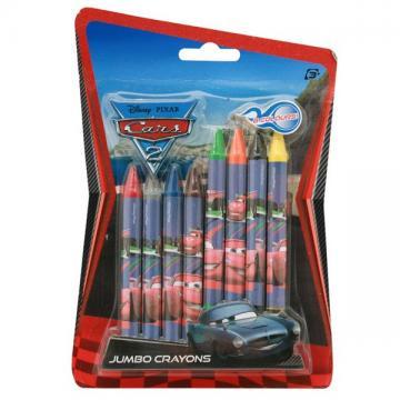 Set creioane cerate jumbo Disney Cars Sambro - Pret | Preturi Set creioane cerate jumbo Disney Cars Sambro