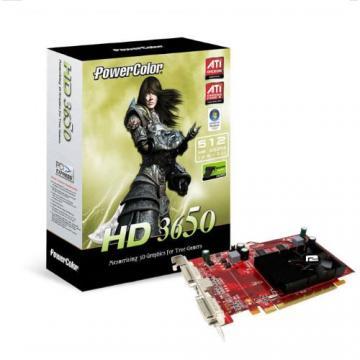 Placa video PowerColor ATI Radeon HD3650 512MB DDR2 128-bit - Pret | Preturi Placa video PowerColor ATI Radeon HD3650 512MB DDR2 128-bit