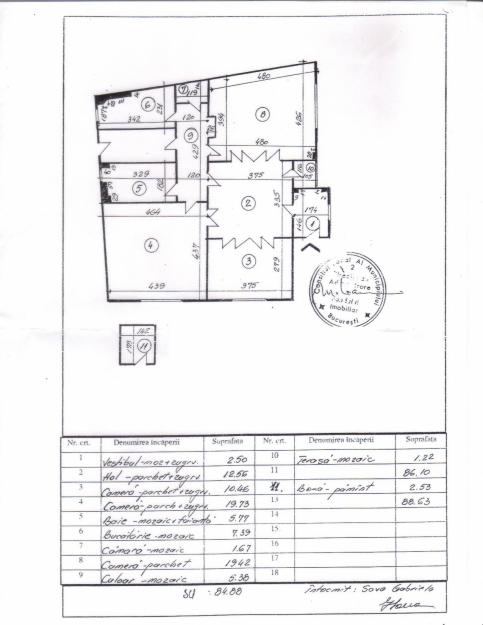 apartament de 3 camere ultracentral - Pret | Preturi apartament de 3 camere ultracentral