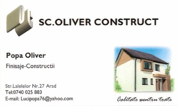 Oliver Construct - Pret | Preturi Oliver Construct