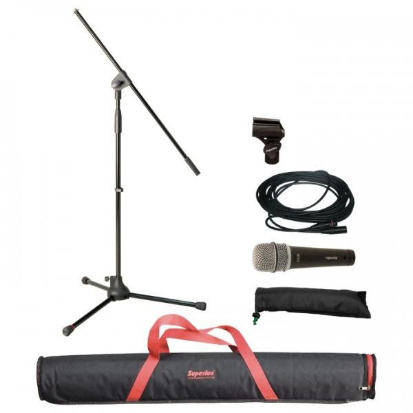 Vand set microfon SUPERLUX MSK 10B P SET - Pret | Preturi Vand set microfon SUPERLUX MSK 10B P SET