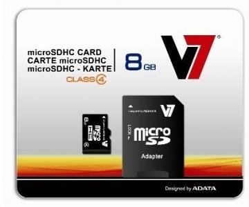 Micro Secure Digital HC 4GB, clasa 4, include adaptor SD, V7 (VAMSDH4GCL4R-1E) - Pret | Preturi Micro Secure Digital HC 4GB, clasa 4, include adaptor SD, V7 (VAMSDH4GCL4R-1E)