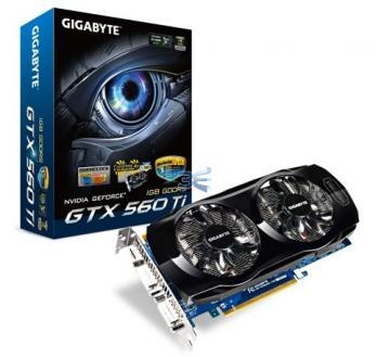 Gigabyte nVidia GeForce GTX 560 Ti OC, PCI-E, 1GB DDR5, 256Biti + Transport Gratuit - Pret | Preturi Gigabyte nVidia GeForce GTX 560 Ti OC, PCI-E, 1GB DDR5, 256Biti + Transport Gratuit