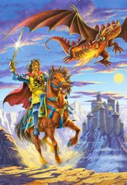 Puzzle Castorland 120 Fighting the Dragon - Pret | Preturi Puzzle Castorland 120 Fighting the Dragon