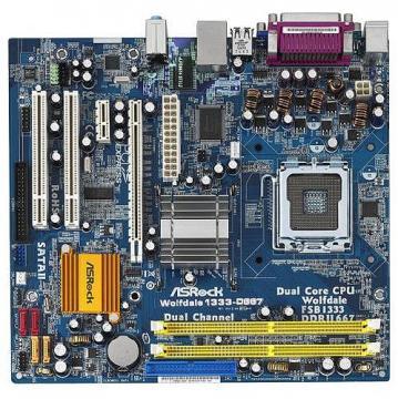 Placa de baza Asrock WOLFDALE1333-D667 - Pret | Preturi Placa de baza Asrock WOLFDALE1333-D667