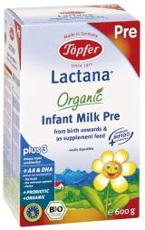 Topfer Lapte Praf BIO Lactana Pre *600 gr - Pret | Preturi Topfer Lapte Praf BIO Lactana Pre *600 gr