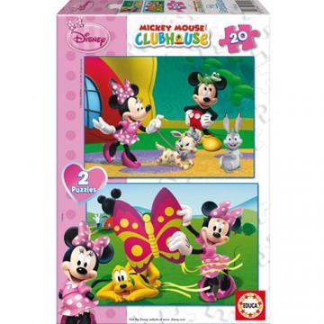 Educa - Puzzle Minnie Mouse 2x20 - Pret | Preturi Educa - Puzzle Minnie Mouse 2x20