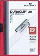 Dosar Durable Duraclip Original, 30 coli, rosu - Pret | Preturi Dosar Durable Duraclip Original, 30 coli, rosu