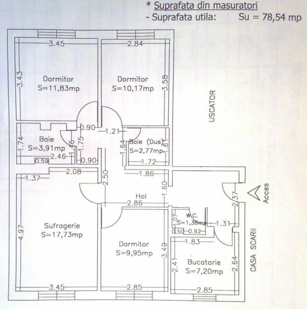 apartament 4 cam vanzare Navodari - Pret | Preturi apartament 4 cam vanzare Navodari