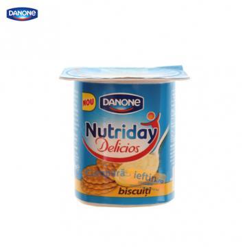 Iaurt Danone Delicios cu biscuiti 125 g - Pret | Preturi Iaurt Danone Delicios cu biscuiti 125 g