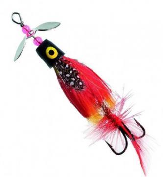 Lingurita rotativa Jenzi Trout Dope Spin &amp; Fly rosu 9 g - Pret | Preturi Lingurita rotativa Jenzi Trout Dope Spin &amp; Fly rosu 9 g