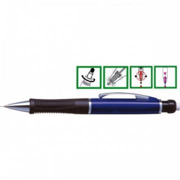 Creion mecanic de lux 0,7mm, accesorii metalice cromate, PENAC Sir Chrome - safir - Pret | Preturi Creion mecanic de lux 0,7mm, accesorii metalice cromate, PENAC Sir Chrome - safir