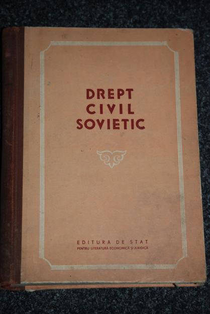 DREPT CIVIL SOVIETIC, vol. II - Pret | Preturi DREPT CIVIL SOVIETIC, vol. II