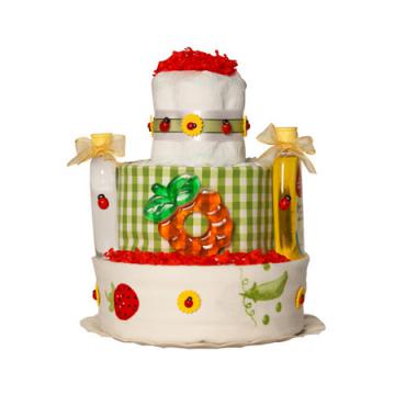 Cadou bebe Tort Pampers Buburuze vesele - Pret | Preturi Cadou bebe Tort Pampers Buburuze vesele