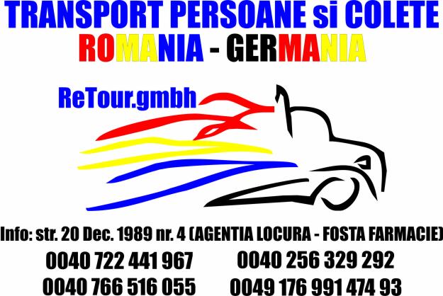 Transport persoane Romania Germania - Pret | Preturi Transport persoane Romania Germania