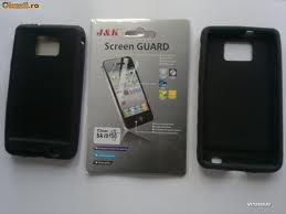 Husa de silicon + folie de protectie Smasung i9100 Galaxy S 2 - Pret | Preturi Husa de silicon + folie de protectie Smasung i9100 Galaxy S 2