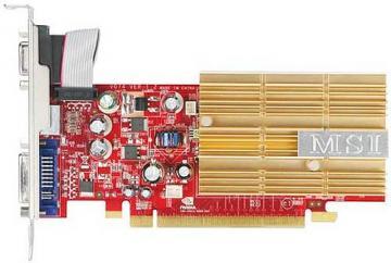 Placa video MSI nVidia GeForce 8400 GS 256MB DDR2 64Bit - Pret | Preturi Placa video MSI nVidia GeForce 8400 GS 256MB DDR2 64Bit