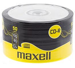 CD-R, 700MB, 52x, spindle 50 bucati, Maxell, (624036.40.CN) - Pret | Preturi CD-R, 700MB, 52x, spindle 50 bucati, Maxell, (624036.40.CN)