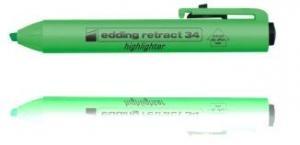 Textmarker Edding 34 Retract, verde - Pret | Preturi Textmarker Edding 34 Retract, verde