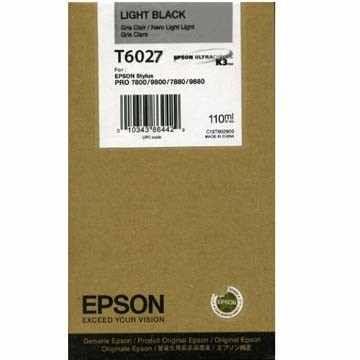 Cartus Epson Light Black SP7800 7880/9800/9880 110ML, T602700 - Pret | Preturi Cartus Epson Light Black SP7800 7880/9800/9880 110ML, T602700