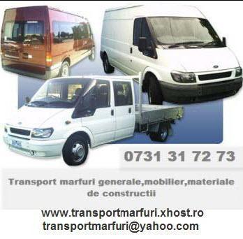 transport marfuri,mobilier,diverse , 1.4 lei km - Pret | Preturi transport marfuri,mobilier,diverse , 1.4 lei km