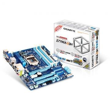 Gigabyte GA-Z77MX-D3H, DDR3, LGA 1155, mATX + Transport Gratuit - Pret | Preturi Gigabyte GA-Z77MX-D3H, DDR3, LGA 1155, mATX + Transport Gratuit