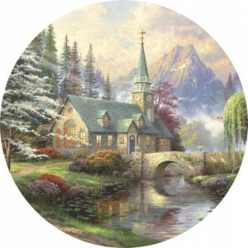 Puzzle Schmidt 1000 Thomas Kinkade : Dogwood Chapel - Pret | Preturi Puzzle Schmidt 1000 Thomas Kinkade : Dogwood Chapel