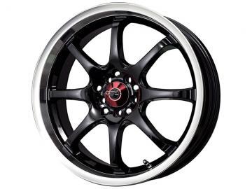 Drag Wheels DR55 Gloss Black Machined Lip Janta - Pret | Preturi Drag Wheels DR55 Gloss Black Machined Lip Janta