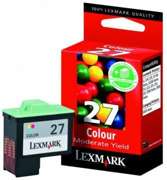 Cartus Lexmark 27 Color, 10NX227E - Pret | Preturi Cartus Lexmark 27 Color, 10NX227E