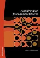 Accounting for Management Control - Pret | Preturi Accounting for Management Control