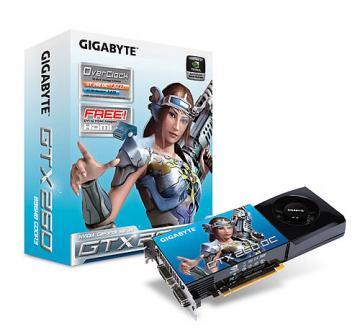 Placa video Gigabyte GeForce GTX260 OC 896MB 512 bit - Pret | Preturi Placa video Gigabyte GeForce GTX260 OC 896MB 512 bit