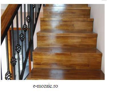 Trepte din lemn lacuite - Pret | Preturi Trepte din lemn lacuite