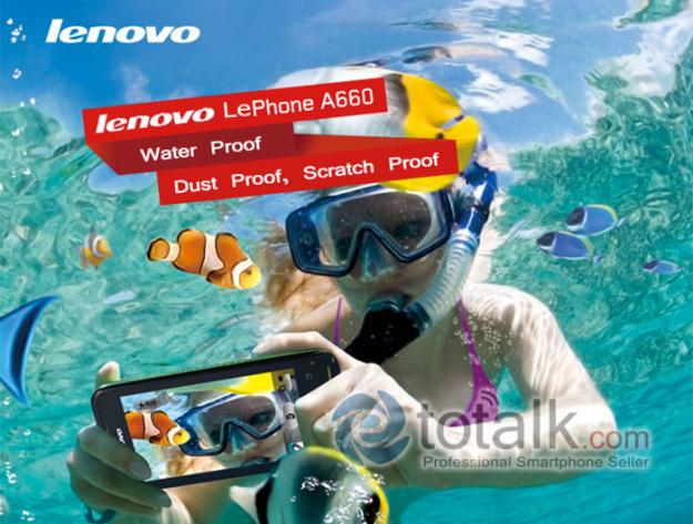Lenovo A660 telefon Subacvatic dual sim Android 4.0 ecran 4